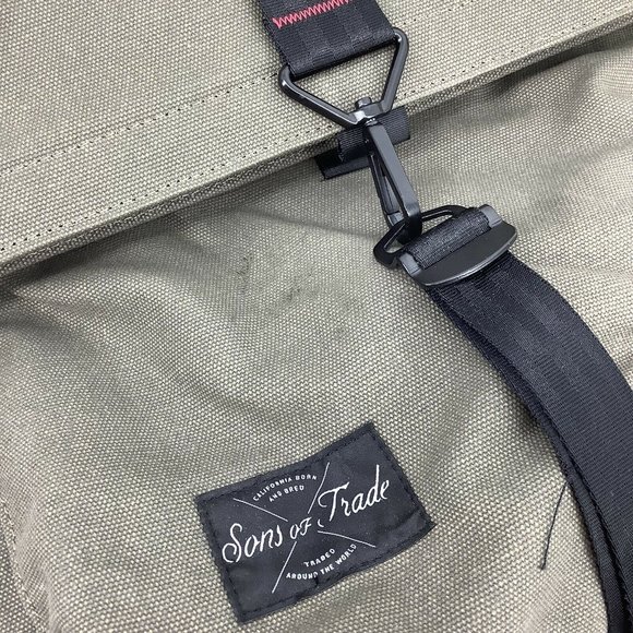 Sons of Trade Backpack Pioneer Roll-top Canvas Bag - Picture 4 of 11